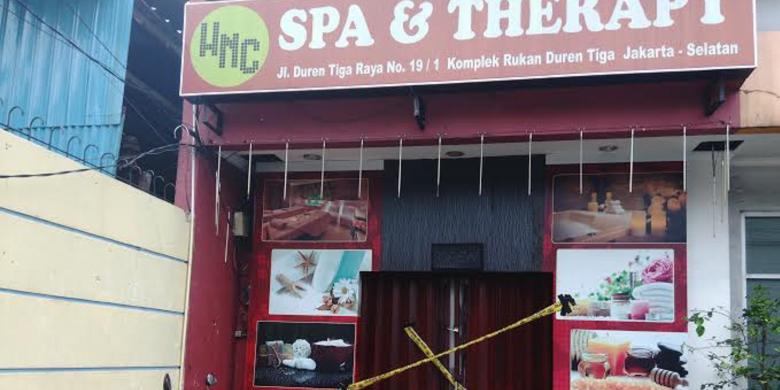 Penampakan Tempat Prostitusi Berkedok Spa di Duren Tiga 