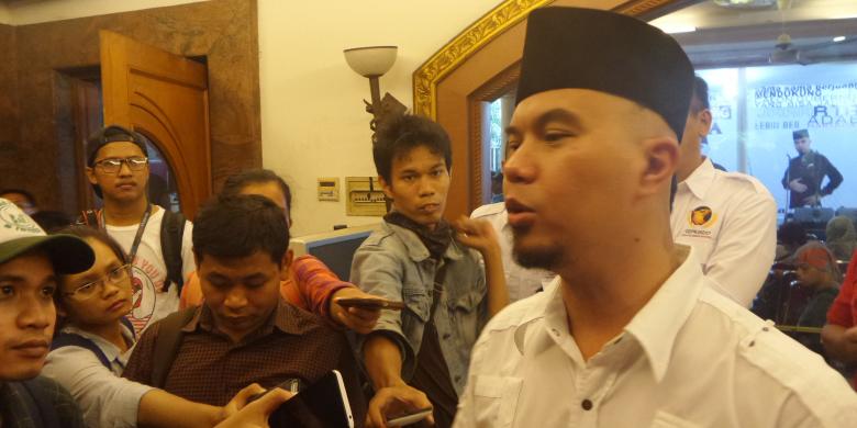 Ahmad Dhani: Pria Jantan Pilih Prabowo
