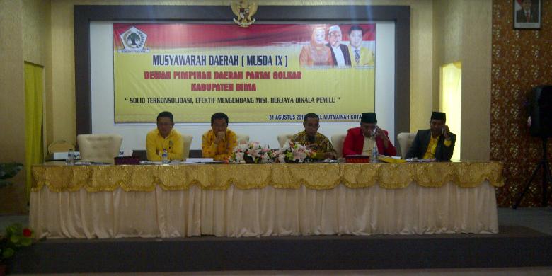 Meski Dilarang, PNS di Bima Hadiri Musda Golkar