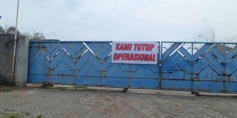 Protes Kenaikan Harga Sewa Lahan Sejumlah Pabrik di Muara Baru