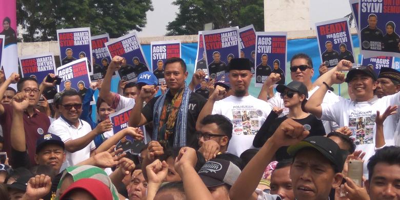 Ahmad Dhani, Mulan, dan Joy Tobing Joget Maumere bersama Agus Yudhoyono