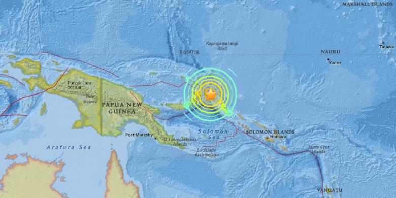 Gempa 5,6 SR Guncang Papua