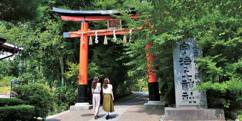 Kuil Ujigami di Kyoto, Jepang, ini terdaftar sebagai warisan budaya dunia UNESCO dan warisan budaya nasional Jepang. 