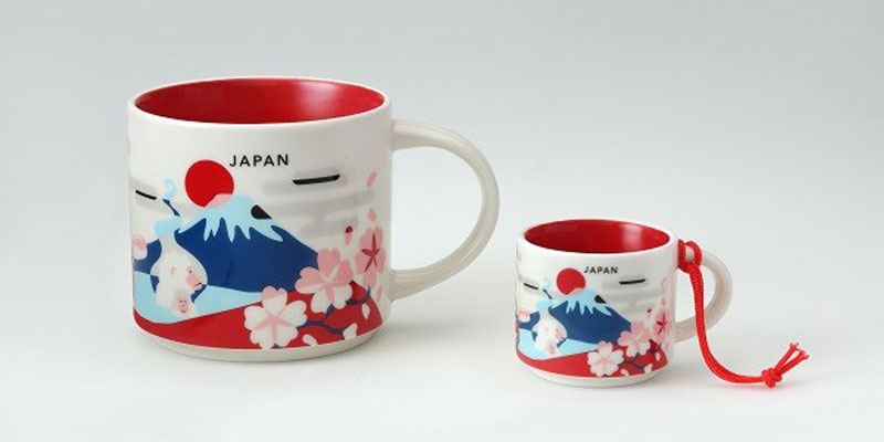 You Are Here Collection kini mengeluarkan edisi Jepang dalam bentuk mug dan cangkir espresso yang dijual di gerai-gerai Starbucks seluruh Jepang. 