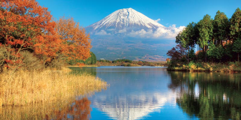 Untuk menikmati pemandangan Gunung Fuji di Jepang, Anda cukup datang ke Danau Tanuki yang terletak di Kota Fujinomiya, Prefektur Shizuoka.