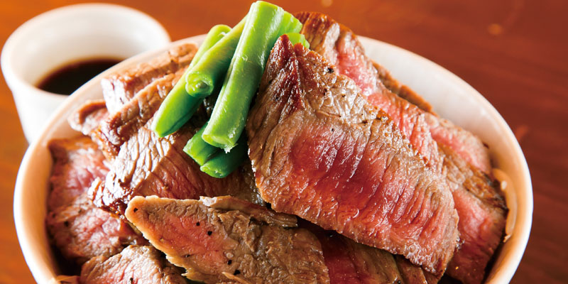 Tokyo Steak-Don Gubs yakni restoran di Tokyo, Jepang yang terkenal dengan menu steak sapi dan disajikan bersama tauge yang renyah.