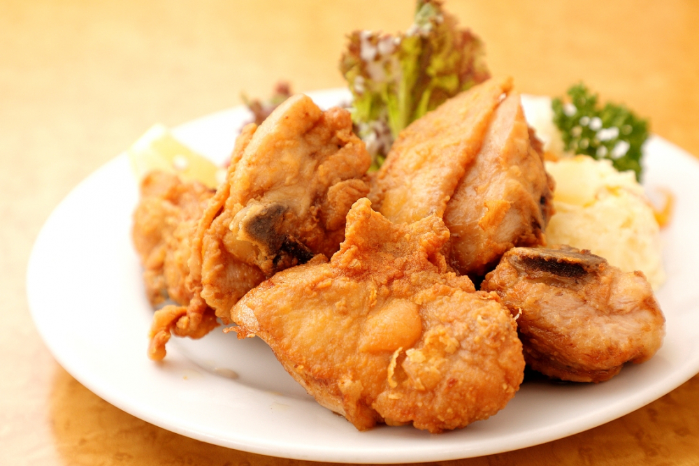 Karaage di Hakata Mizutaki Ganso Suigetsu