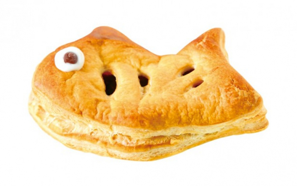 “Taipai” (226 yen), pie berbentuk ikan tai
