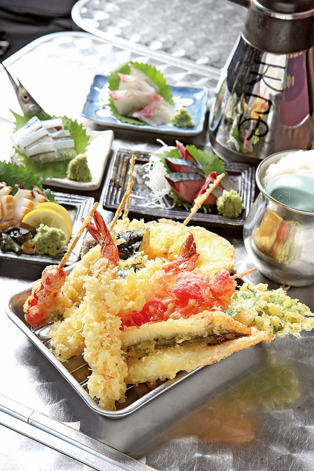 tempura ikan dan sayuran 