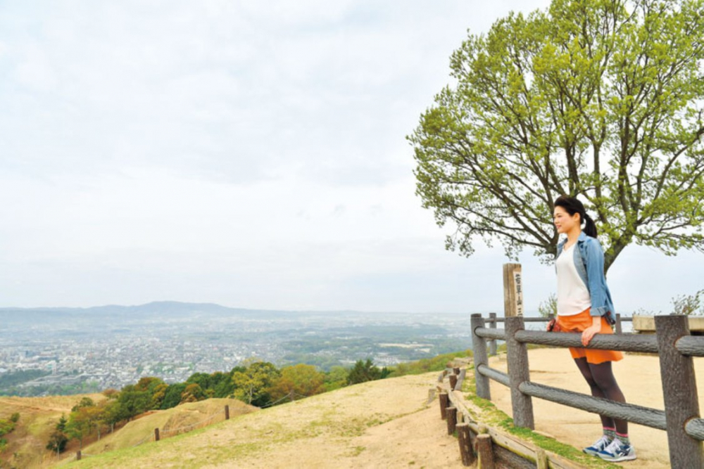 Area pengamatan adalah tempat Anda untuk melilhat panorama kota Nara.
