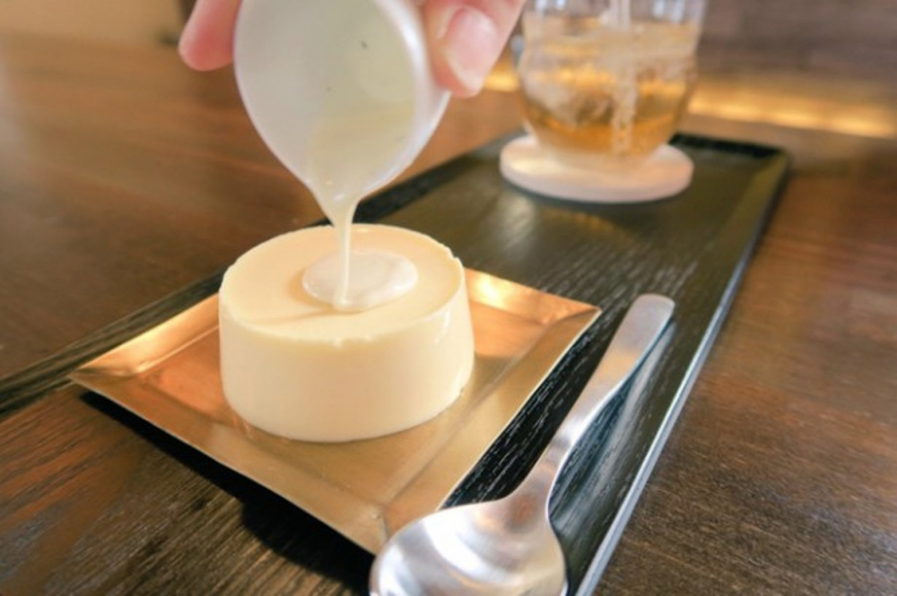 Cheese Pudding, hidangan yang menggunakan banyak keju seharga 500 yen

