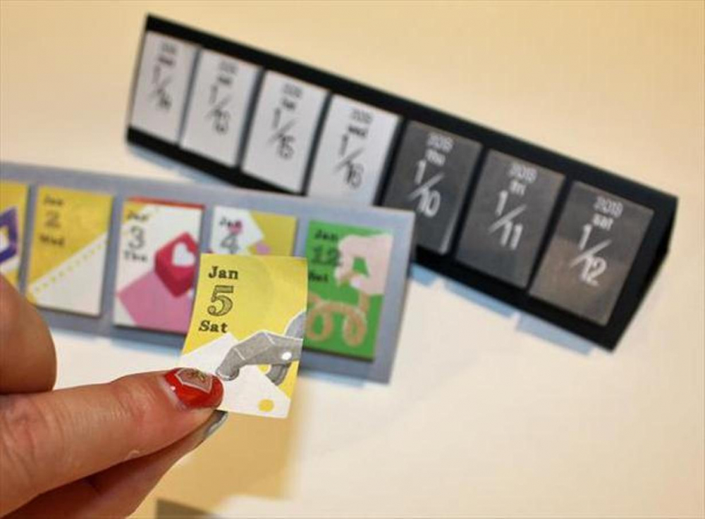 “Himekuri” dengan harga 1.994 yen, kalender yang menjadi juara untuk kategori ‘fungsi’ dalam Stationery Award ke 27
