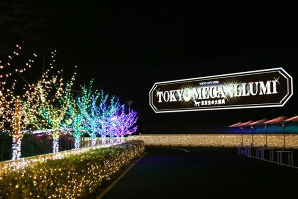 “TOKYO MEGA ILLUMINATION”, cahaya dari sekitar 8 juta lampu LED mewarnai malam di Ohi Racecourse