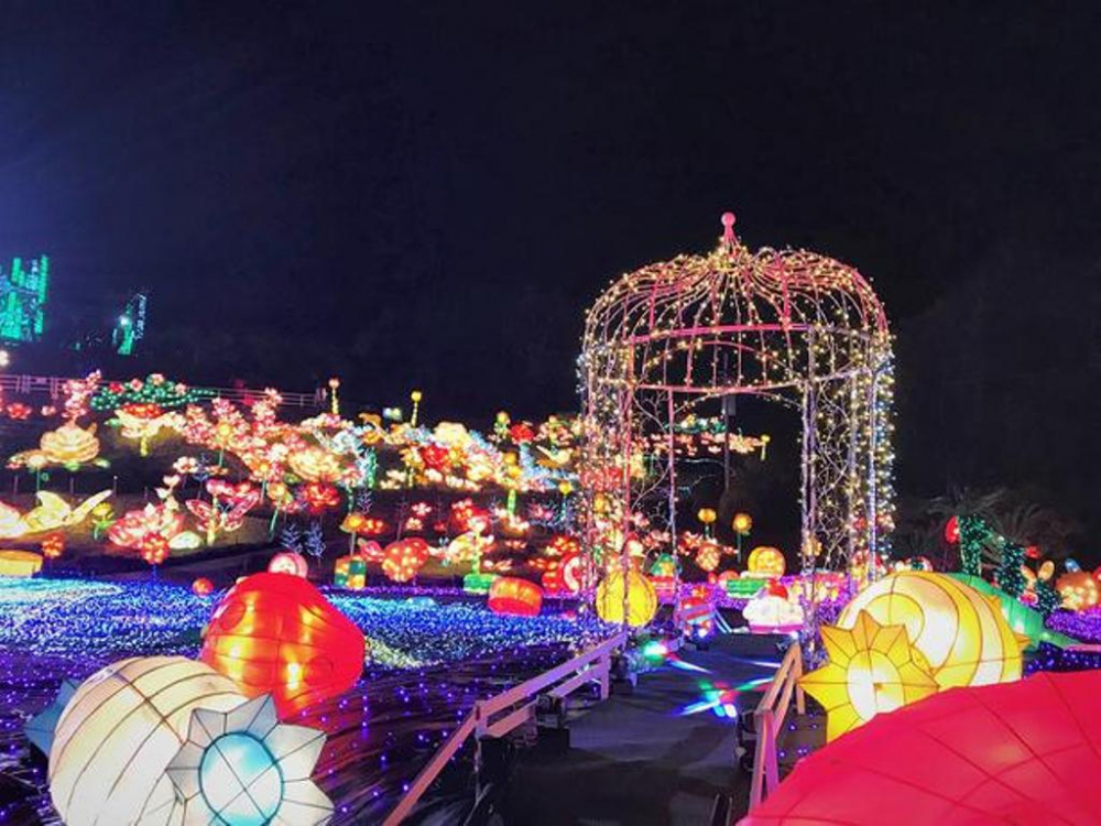 Area iluminasi yang pernah menjadi lokasi syuting film “Harumachi Bokura”