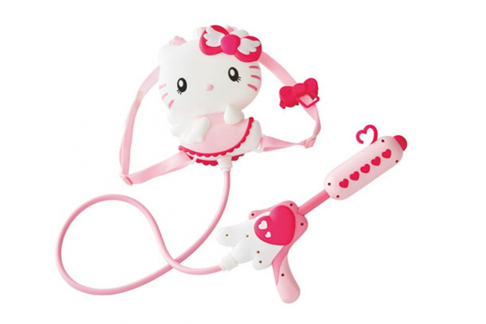 Imutnya desain Hello Kitty mampu membuat anak perempuan tergila-gila. Tembakan air (2,600 Yen) 