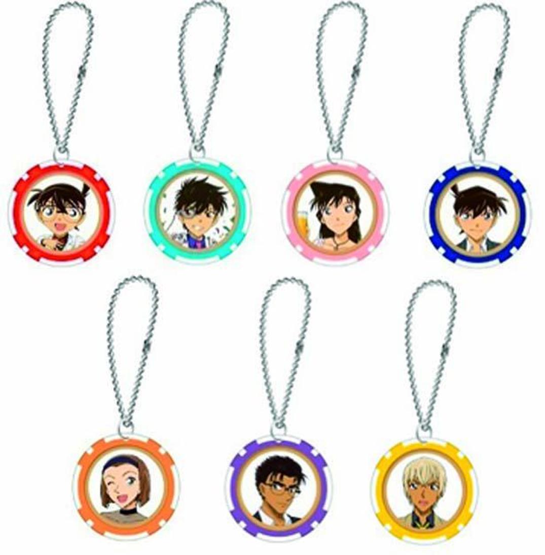 “Detective Conan Café 2019 Casino Chip-style Key Holder” (Copyright Aoyama Gosho/ Shogakukan, Yomiuri TV, TMS 1996)