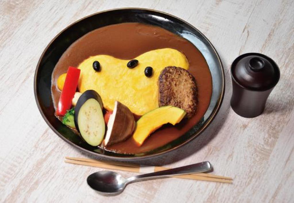 Snoopy Hamburg Omelet Rice