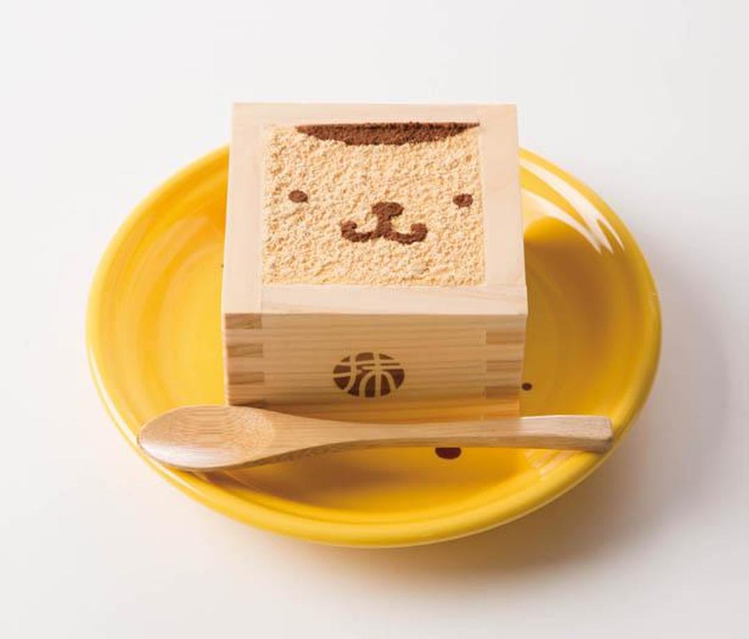 Menu Pompompurin Kinako Tiramisu (594 yen)