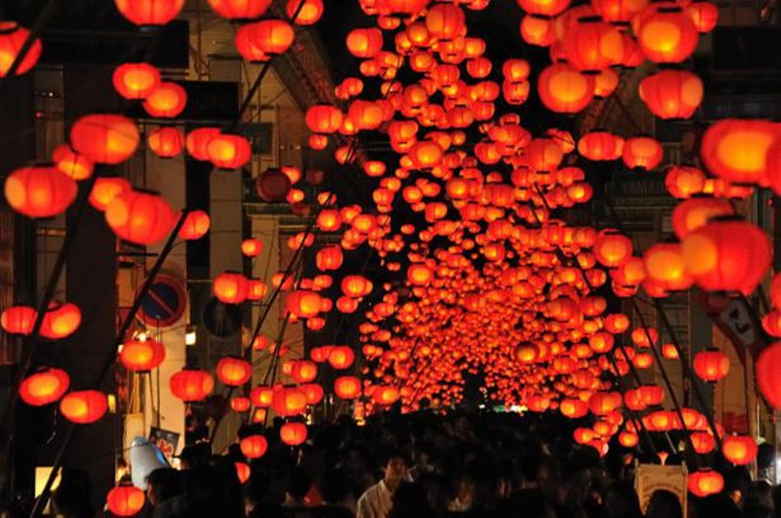 Yamaguchi Tanabata Lantern Festival (Kota Yamaguchi, Prefektur Yamaguchi)