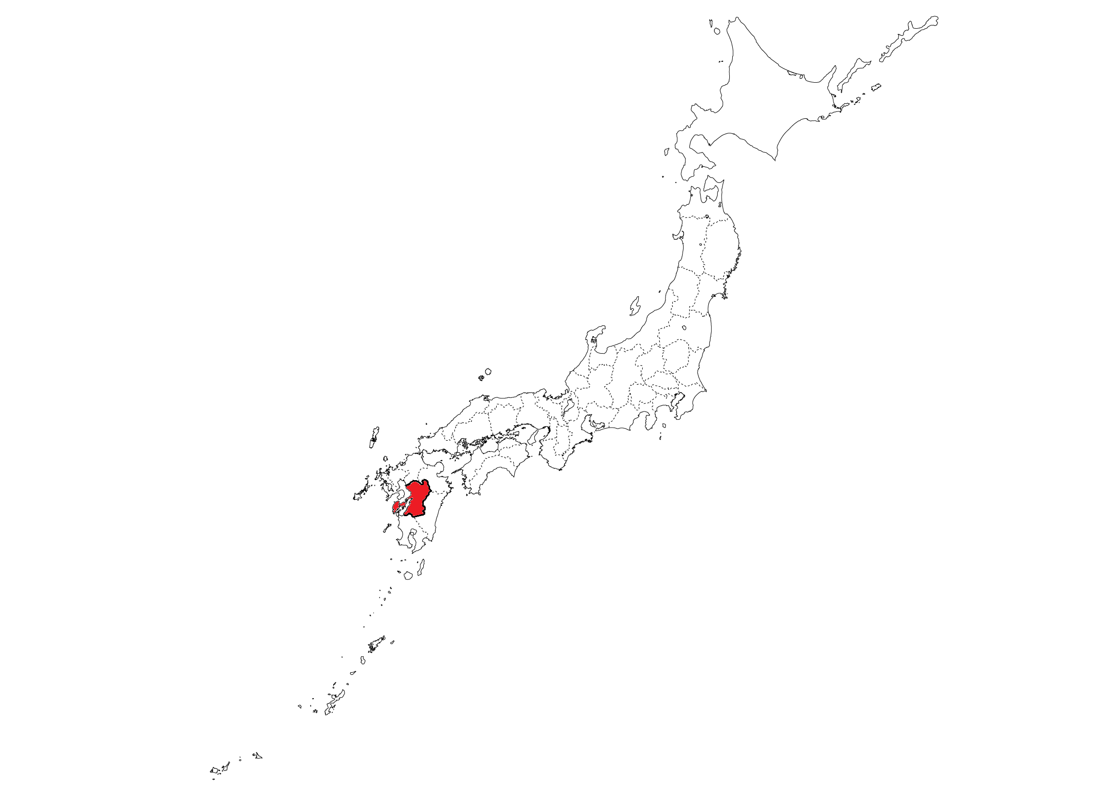 Lokasi Prefektur Kumamoto
