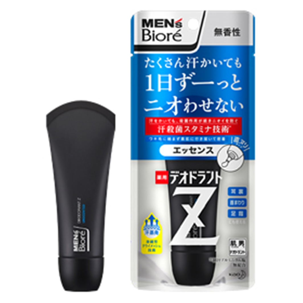 Men’s Biore/ Medicated Deodorant Z Essence Unscented OR Deodorant Z Essence Aqua Citrus