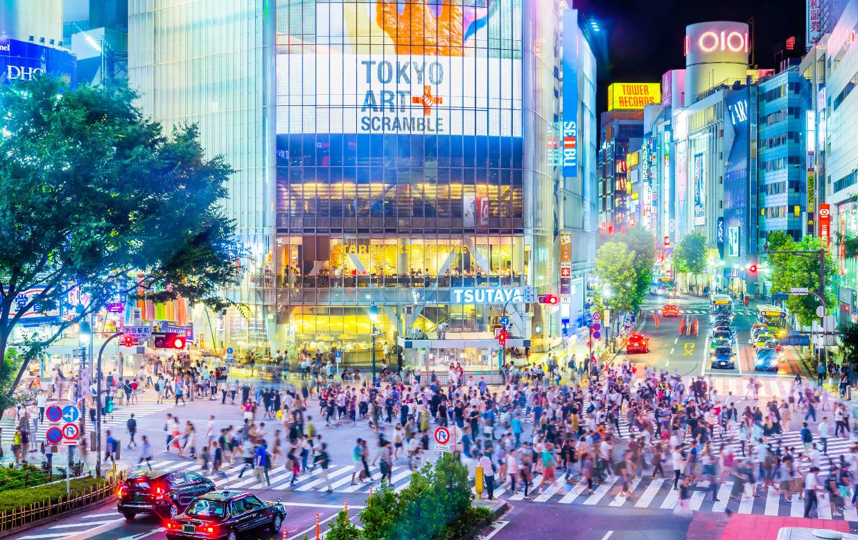 ILUSTRASI - Shibuya Crossing