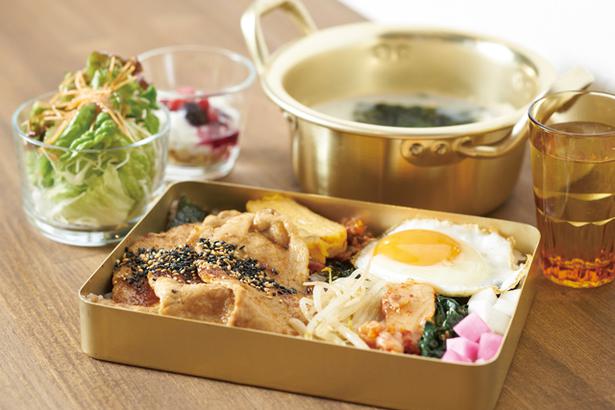 Korean seaweed bento lunch.