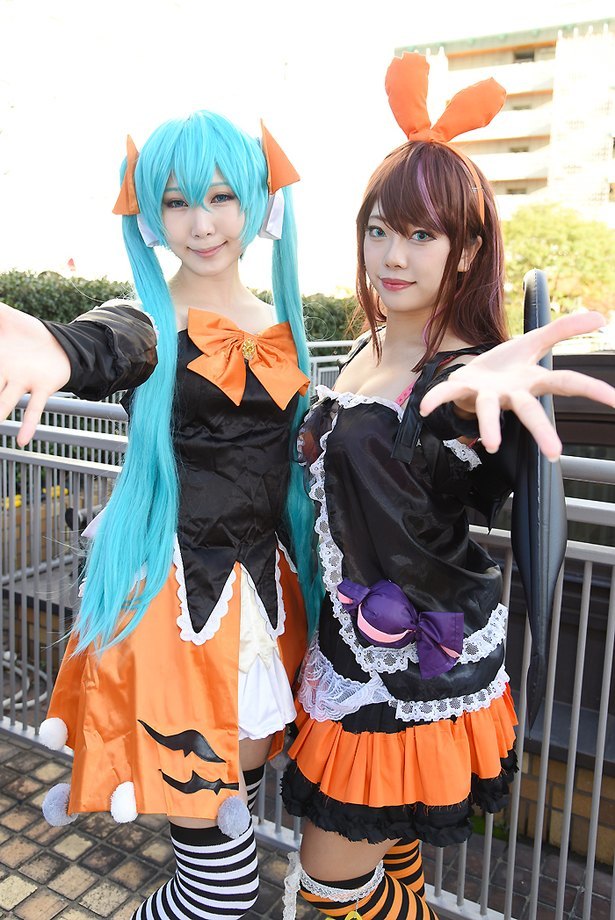 Peserta Ikebukuro Halloween Cosplay Festival tahun lalu.