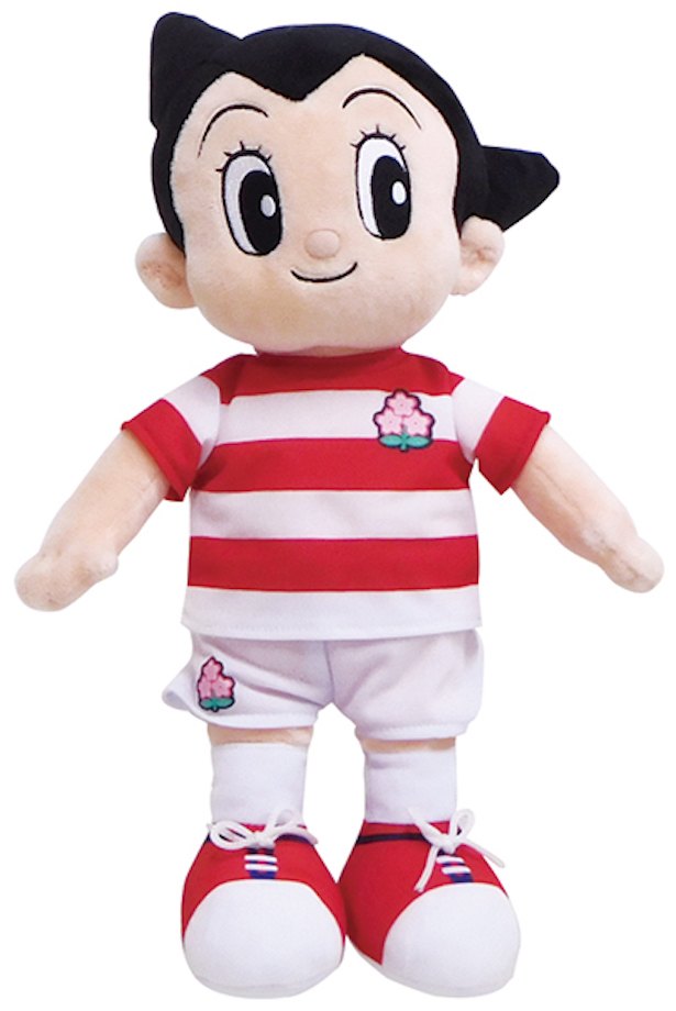 “Boneka Kolaborasi Atom Boy” (3,100 yen) dengan panjang keseluruhan 31cm 