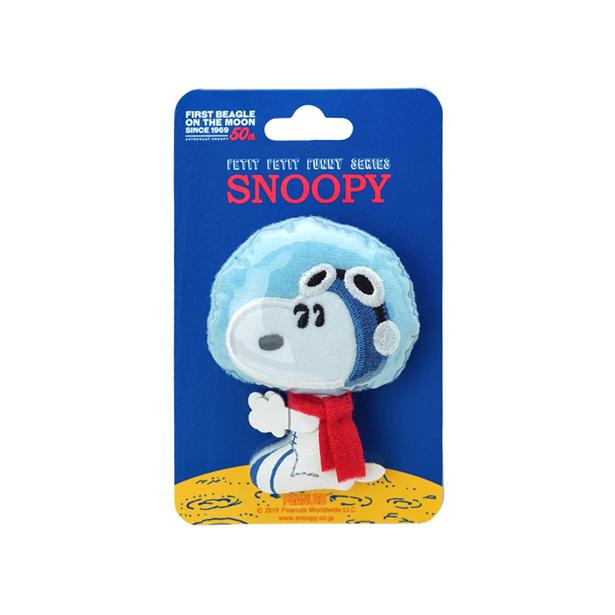 Petit Petit Funny Series Plush Badge Astronauts Snoopy