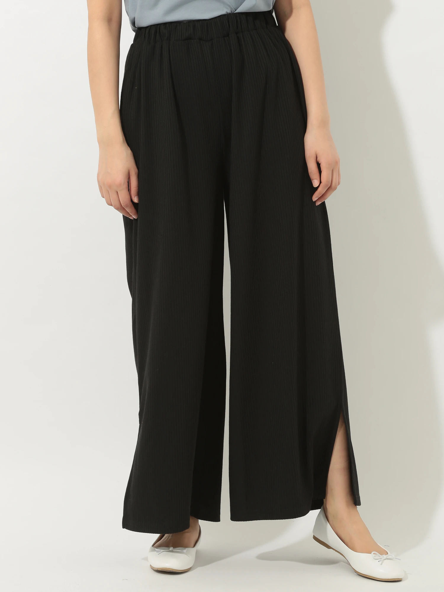 Rib Wide Pants / E hyphen world gallery