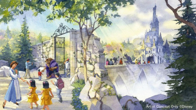 Beauty and the Beast menjadi salah satu wahana utama di proyek perluasan Disneyland Jepang.