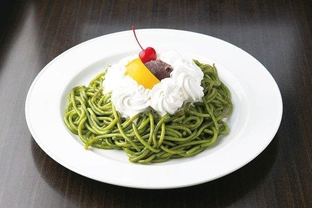  “Spagheti Ogura rasa Matcha Manis” (1.000 yen*)