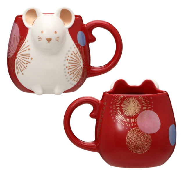 Mug ini dimodelkan berdasarkan Tahun Tikus.