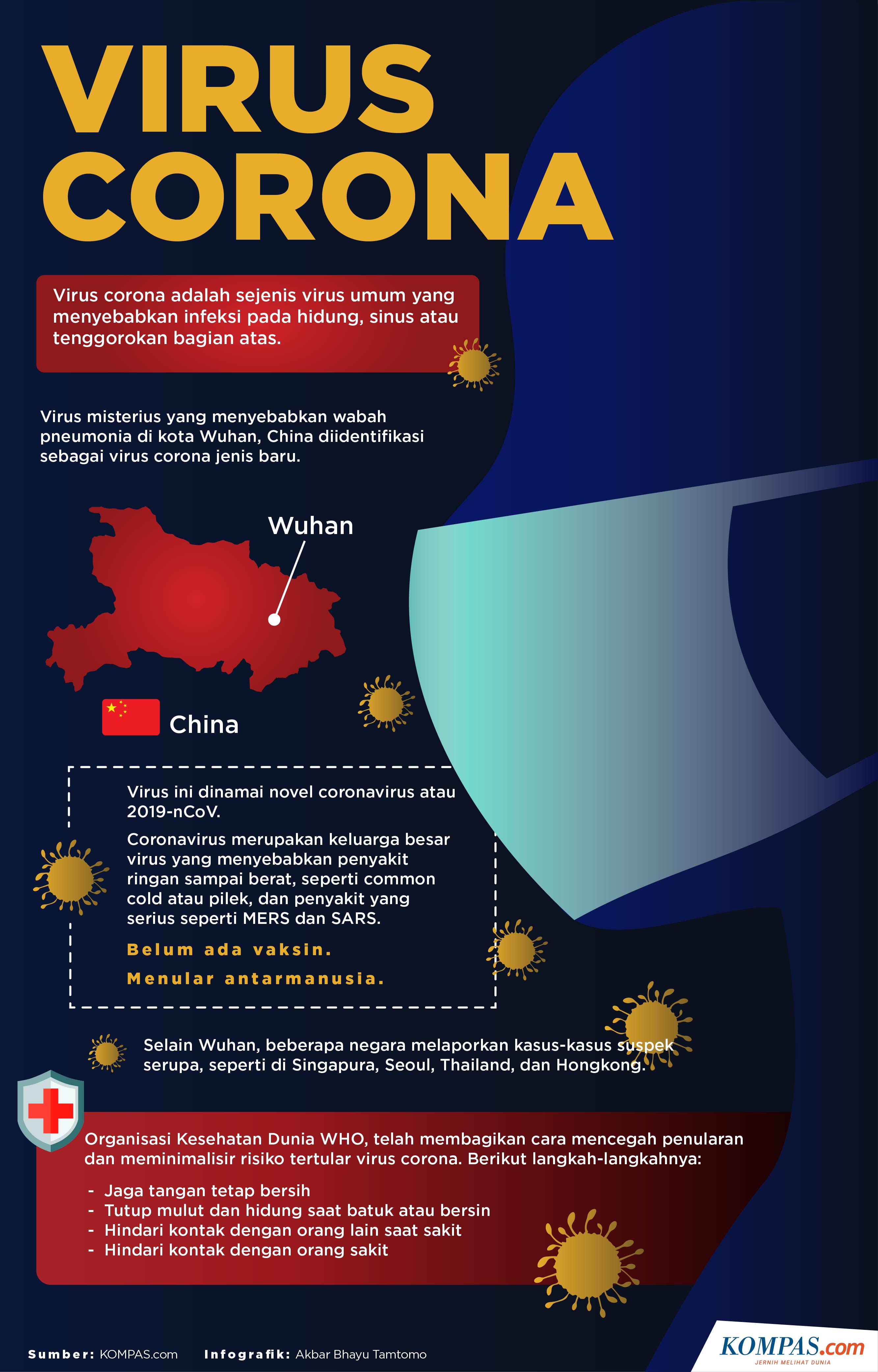 INFOGRAFIK Mengenal Virus  Corona  yang Sedang Mewabah di China