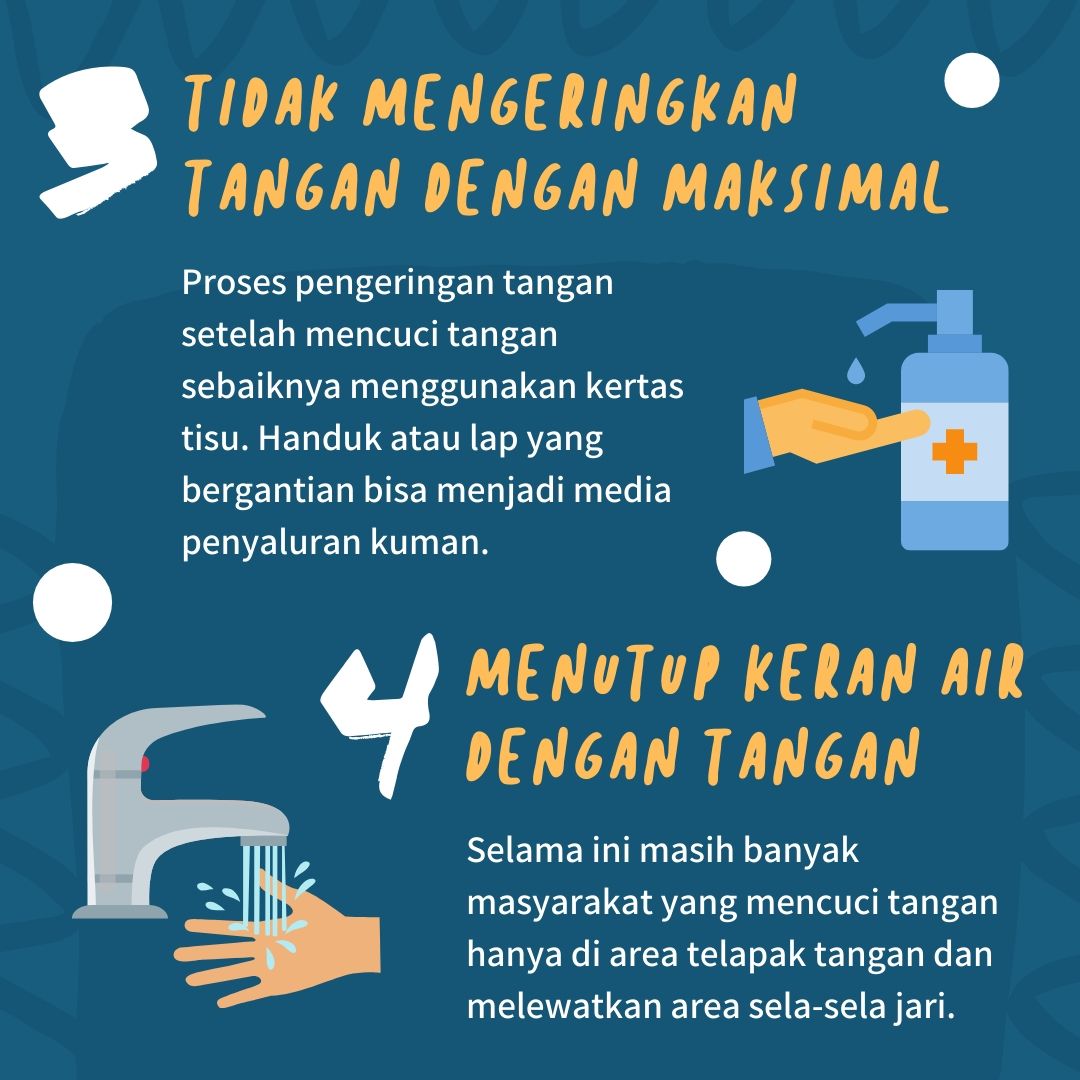 Seri Infografis : 7 Kesalahan Saat Cuci Tangan - 3