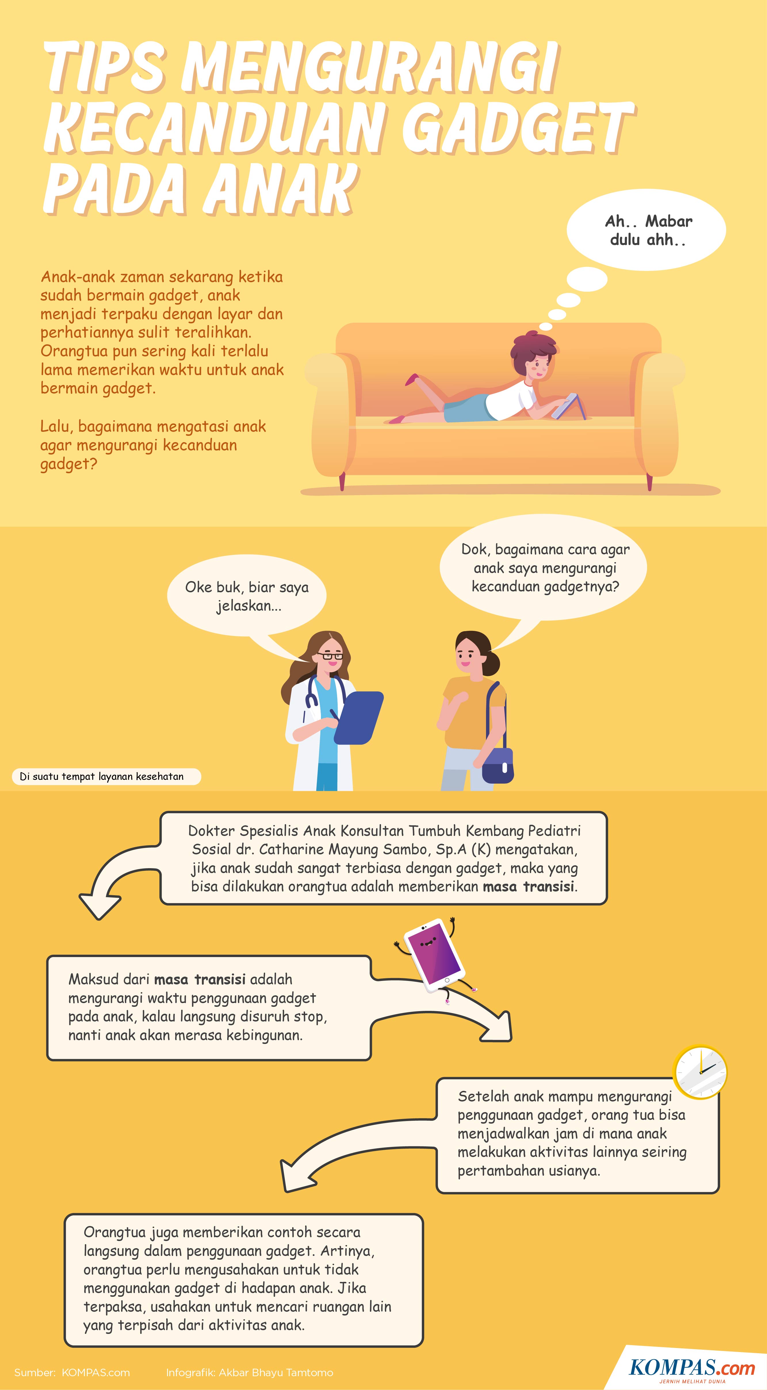 Cara Mengatasi Bullying Direktorat Smp Infografik Tips Mengurangi Kecanduan Gadget Pada Anak