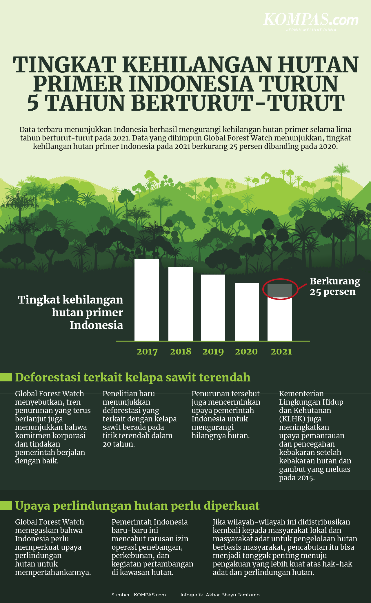 Infografik Tingkat Kehilangan Hutan Primer Indonesia Vrogue Co