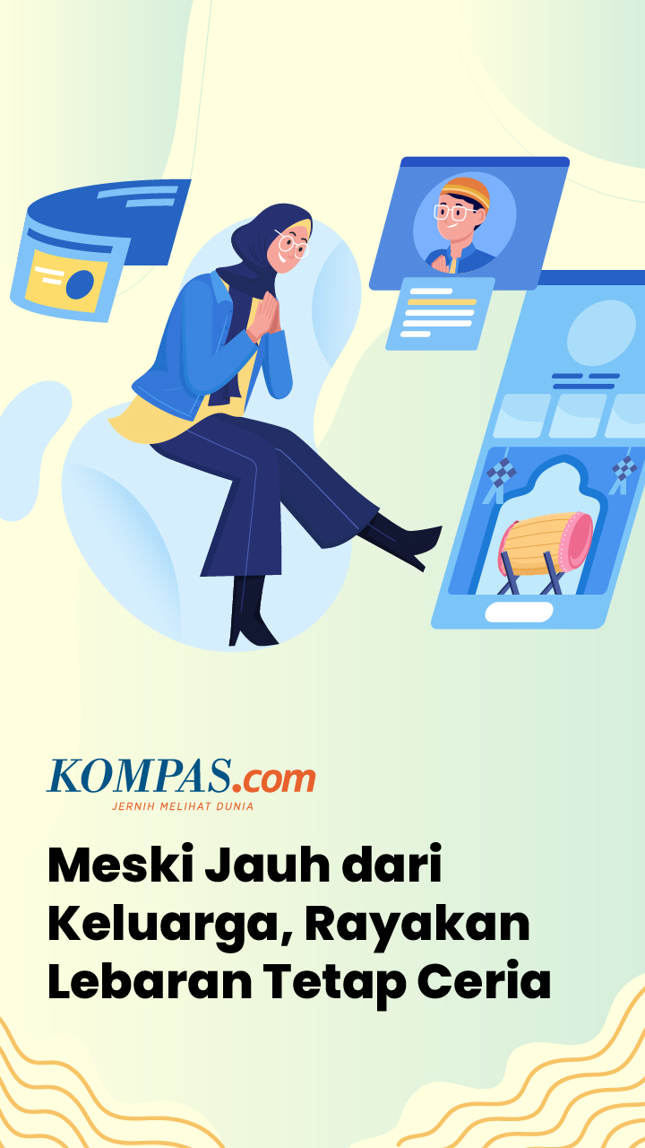 Meski Jauh Dari Keluarga Lebaran Tetap Ceria