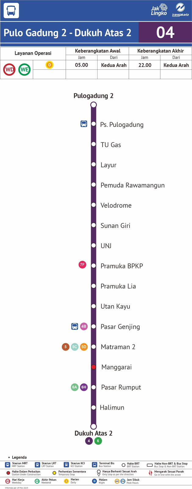 Rute Transjakarta 4 Pulogadung-Dukuh Atas 2