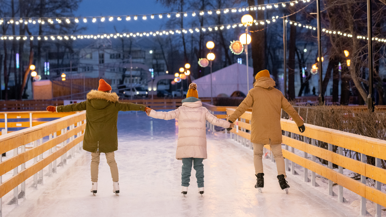 Ice skating