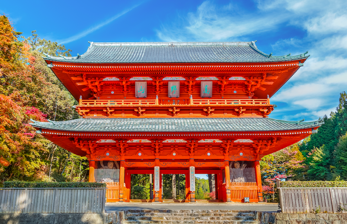 Daimon Gate, Pintu Masuk Kuno ke Koyasan di Wakayama, Jepang.