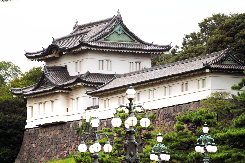 Istana Kekaisaran Jepang di Tokyo dibangun di situs Kastil Edo.