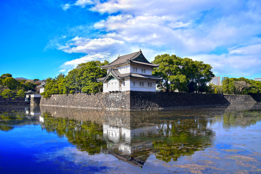Istana Kekaisaran Jepang di Tokyo dibangun di situs Kastil Edo.