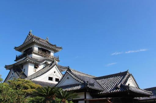 Kastil Kochi di Prefektur Kochi, wilayah Shikoku, Jepang.