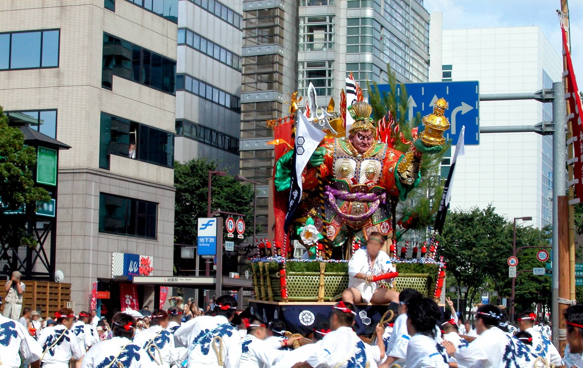 Hakata Gion Yamakasa, seni khas Prefektur Fukuoka, wilayah Kyushu-Okinawa, Jepang. (PHOTOAC/みのろく師匠)