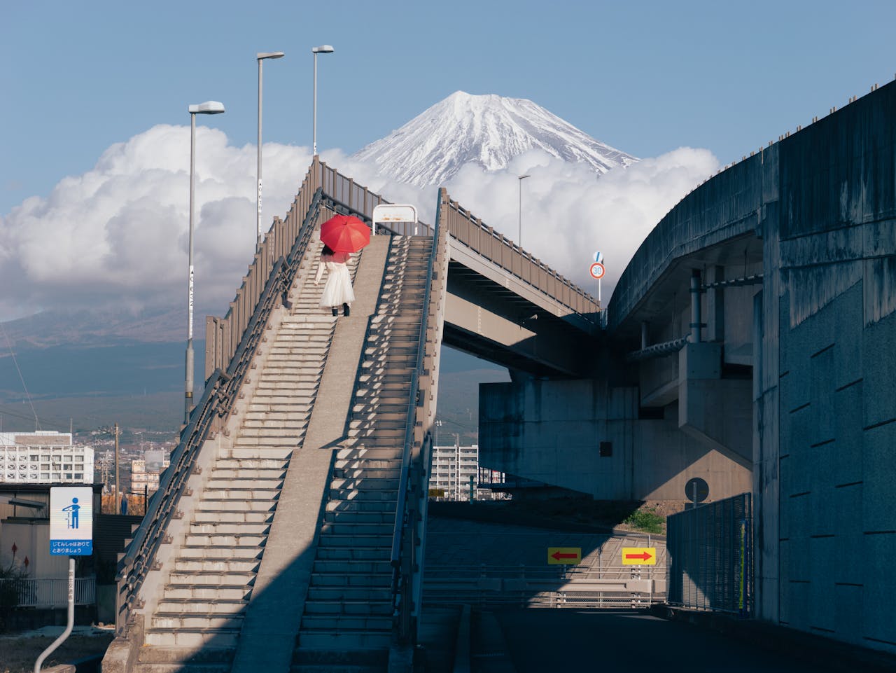 Pagar tinggi dipasang di area Mount Fuji Dream Bridge atau Jembatan Impian Gunung Fuji. (PIXABAY/TIEN NGUYEN)