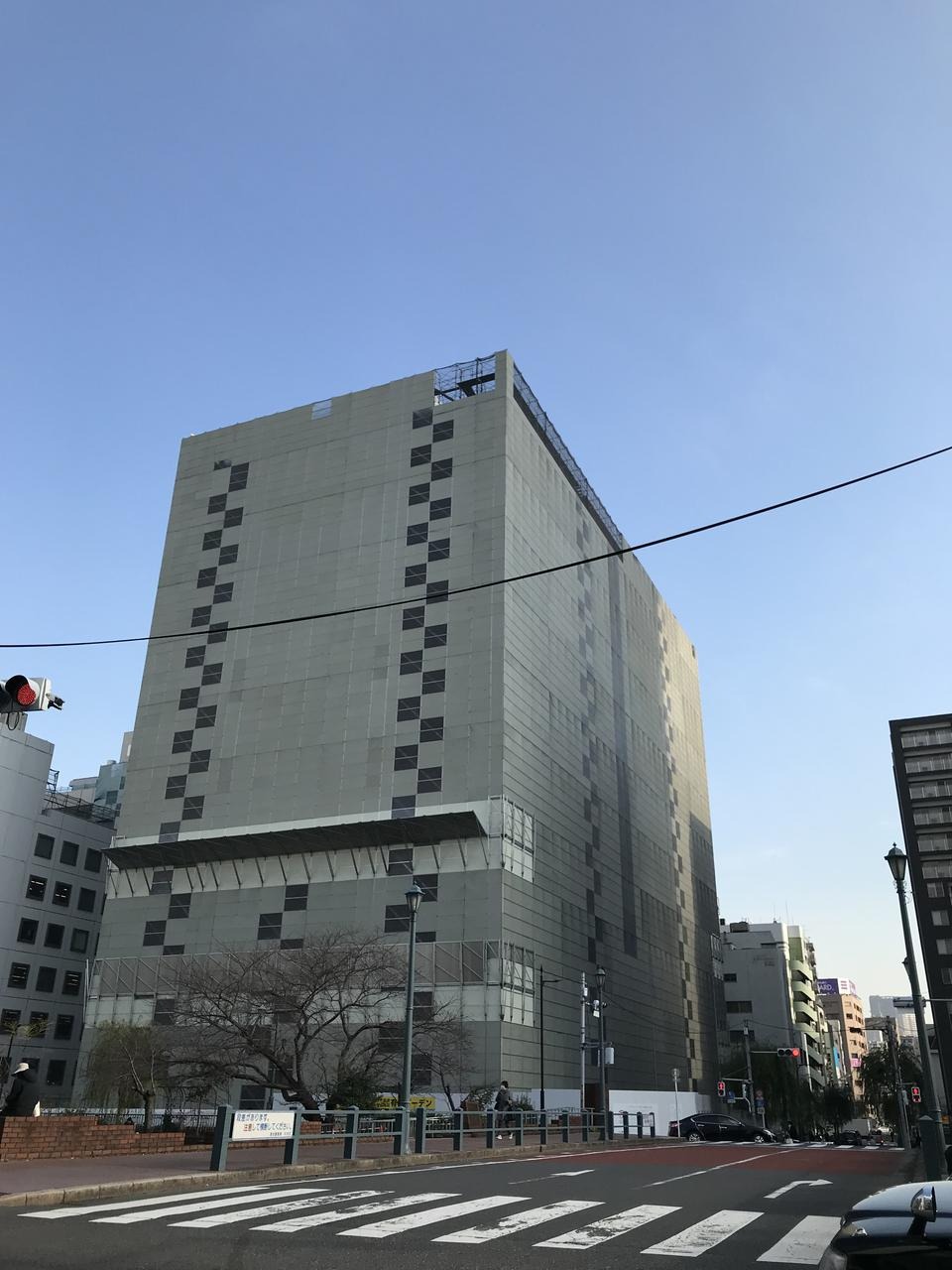 Bangunan karya arsitek Kenzo Tange di Ginza, Ex-Headquarter Building of Dentsu (Gedung Lama). (GINZA INFORMATION MANAGEMENT (GIM) VIA MEQQE BOOK)