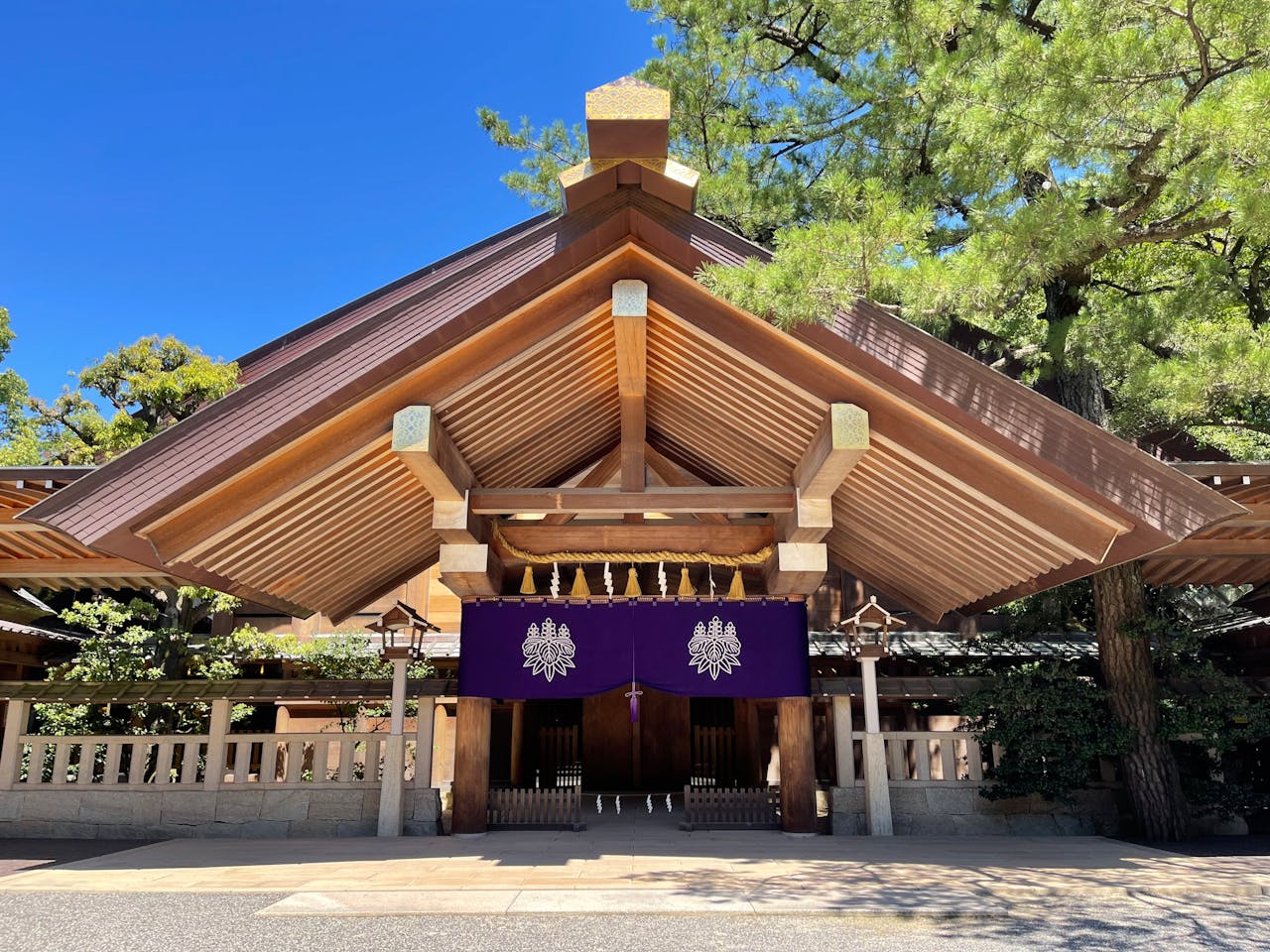 Kuil Atsuta di Nagoya, Jepang. 