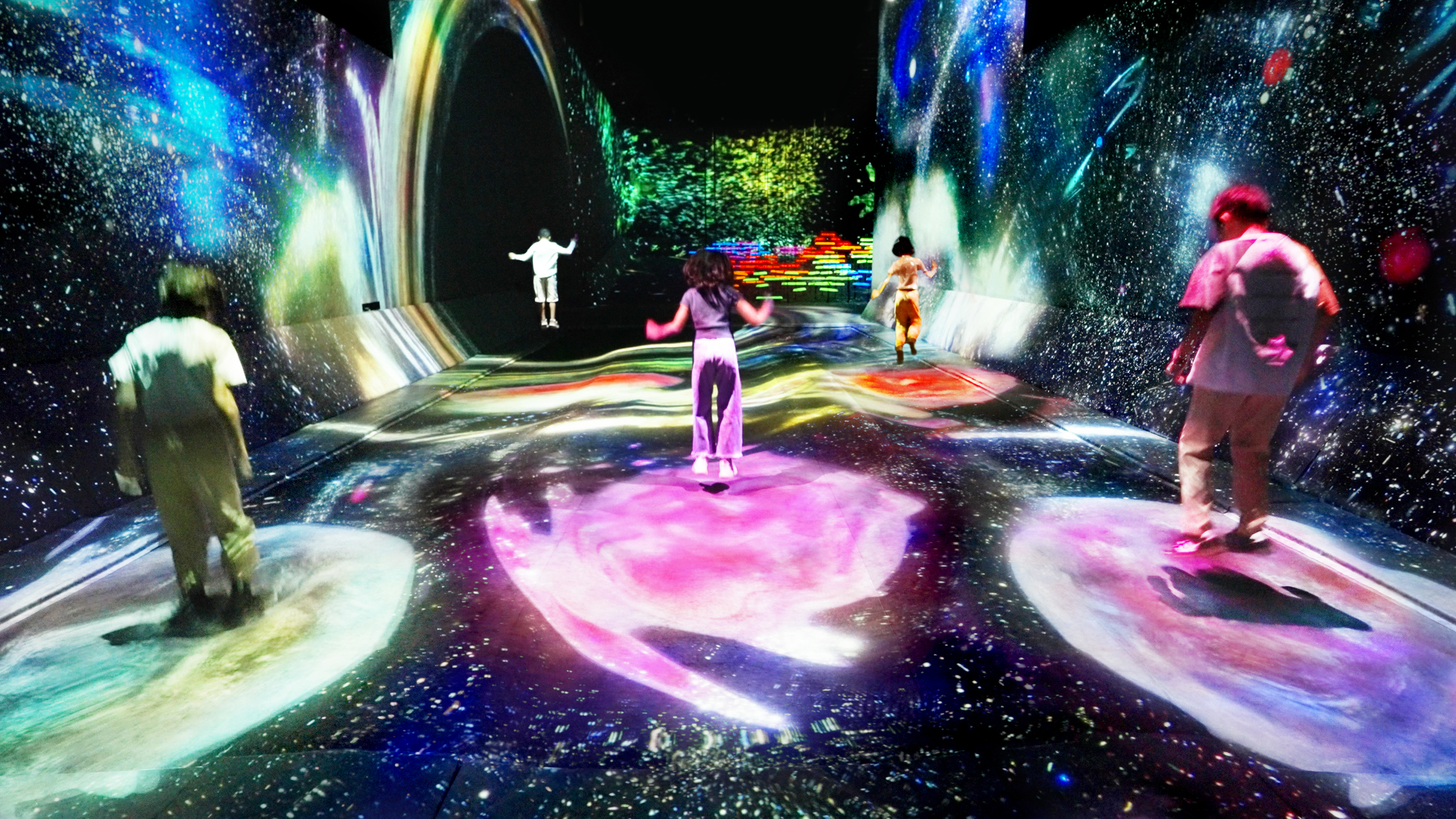 Area seni baru di teamLab Planets Tokyo: Athletics Forest. (DOK. TEAMLAB)